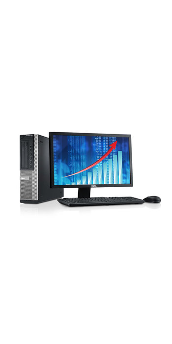 Výhodná PC sestava - Dell OptiPlex 960 Desktop Intel Core2Duo 3,0 GHz / 4 GB RAM / 250 GB HDD / DVD-RW / Windows 7 Professional + 19" monitor