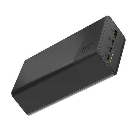 Greencell PowerPlay 30 powerbanka 30,000mAh, 22.5W, 4 porty, černá