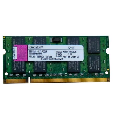 Kingston 2GB DDR2 667MHz PN: KVR667D2S5/2G