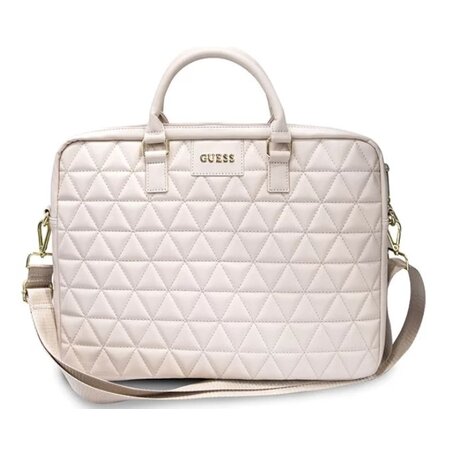 Guess Quilted Obal Pro Notebook 15" růžový