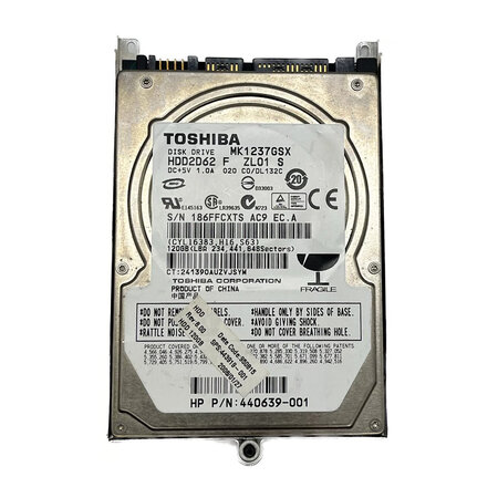 Toshiba MK1237GSX HDD 120GB