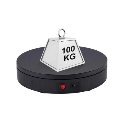 Otočný stojan pro 360° fotografie - nosnost 100 kg - černá