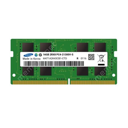Samsung 16GB DDR4 PC21300 2666MHz SODIMM CL19