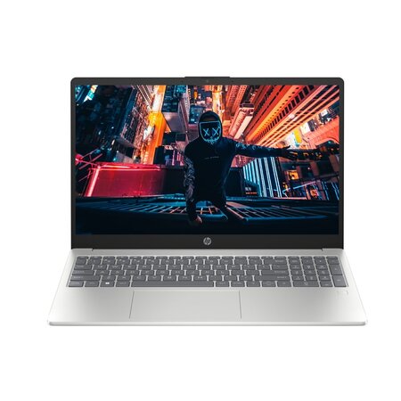 HP 15-fd0082nf 15,6 palců / Intel N200 3.20 GHz / 8 GB / 128 GB UFS / Stříbrná