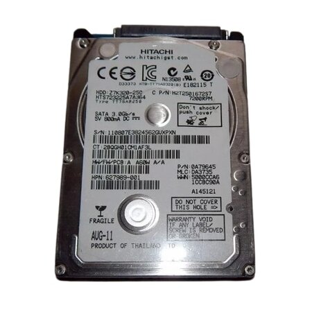 Hitachi 250GB 2,5 SATA HDD