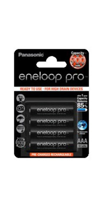 Baterie Panasonic Eneloop Pro BK-4HCCE, BK-4HCDE, AAA 950mAh, blistr 4 ks