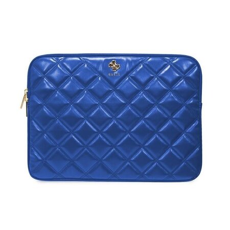 Guess Quilted 4G Computer Sleeve 14" Blue