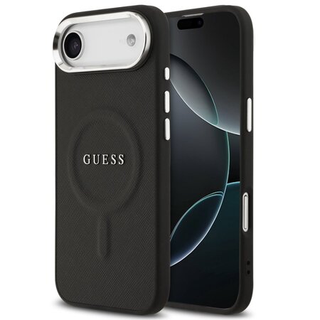 Guess zadní kryt pro iPhone Air, PU Saffiano MagSafe - černá Guess zadní kryt pro iPhone Air, PU Saffiano MagSafe - černá