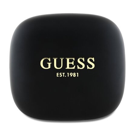 Guess Satin Classic Logo OWS Bezdrátová Sluchátka Černá