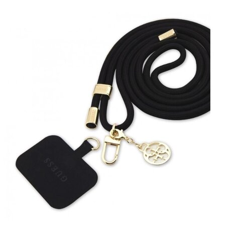 Guess Crossbody Popruh Cord 4G Charm Gold/Black