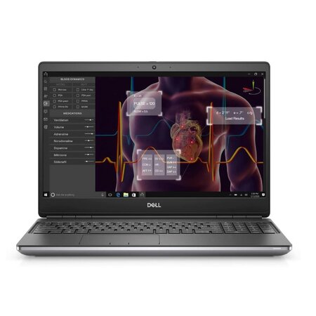 Dell Precision 7560 Mobile Workstation 15,6 palců / Intel Core i7-11850H 2.50 GHz / 32 GB / 512 GB NVMe SSD / Šedá