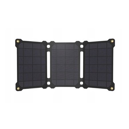 Solární Přenosná Nabíječka (rozkládací panel) Allpowers, 21W - černá