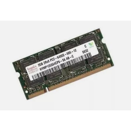 SK Hynix 2GB DDR2 PC6400S 800MHz CL6 SODIMM PN: HYMP125S64CP8-S6