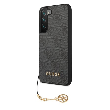 Guess 4G Charms Zadní Kryt pro Samsung Galaxy S23 Grey