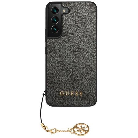 Guess 4G Charms Zadní Kryt pro Samsung Galaxy S23+ Grey