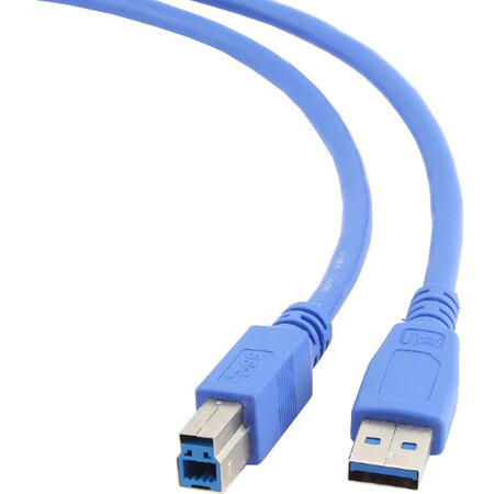 Propojovací kabel USB 3.0 do USB 3.0 A, 1,8m, modrá