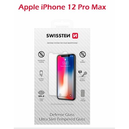 OCHRANNÉ TEMPEROVANÉ SKLO SWISSTEN APPLE IPHONE 12 Pro Max RE 2,5D