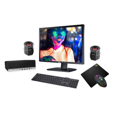 PC sestava HP ProDesk 600 G3 SFF + 24“ Dell UltraSharp + příslušenství