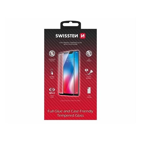 Ochranné sklo Swissten Case friendly pro Apple iPhone X/XS - černé
