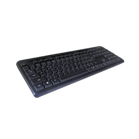 C-TECH klávesnice KB-102M USB, multimediální, slim, černá, CZ/SK