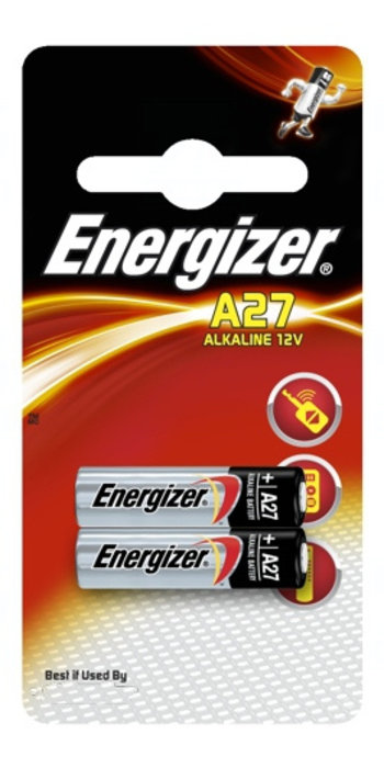 Baterie Energizer 27A, A27, E27A, V27A, MN27, G27A, 12V, blistr 2ks