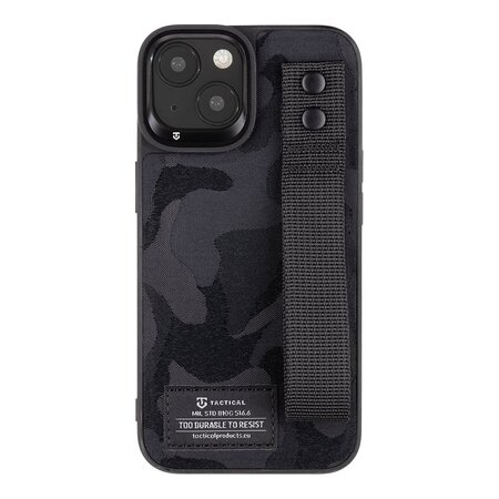 Tactical Camo Troop Drag Strap Kryt pro Apple iPhone 14 Black