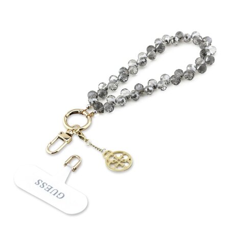 Guess univerzální popruh na ruku Crystals 4G Charm - černá Guess univerzální popruh na ruku Crystals 4G Charm - černá