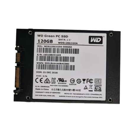 WD 120GB 2,5 SATA SSD