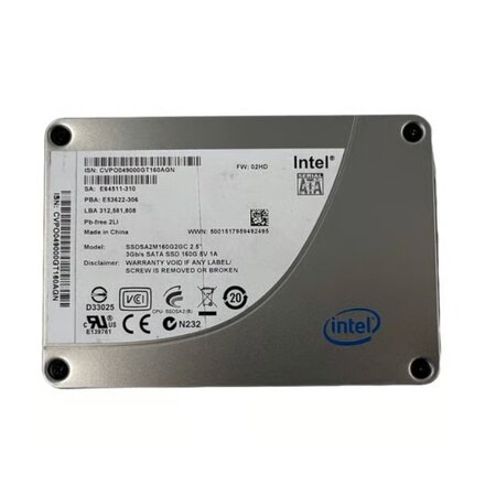 Intel 160GB 2,5" SATA SSD