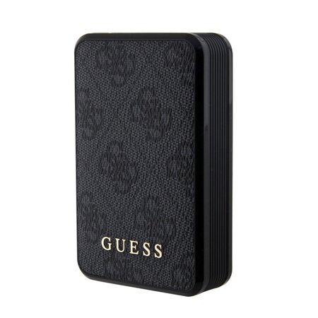 Guess PU 4G Leather Powerbanka 10000mAh, černá