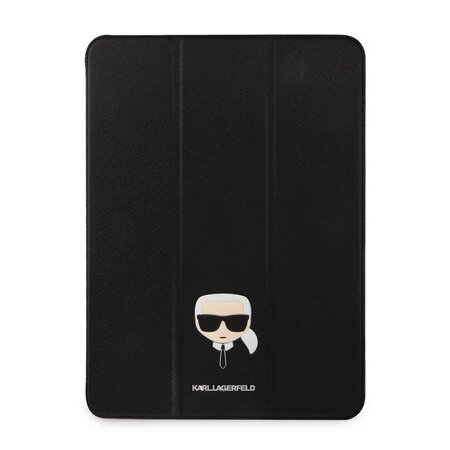 Karl Lagerfeld Head Saffiano Pouzdro pro iPad Pro 12.9 (2021/2022) Black