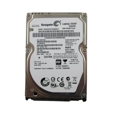 Seagate 1TB 2,5 SATA HDD