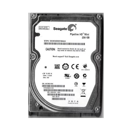 Seagate 250GB 2,5 SATA HDD