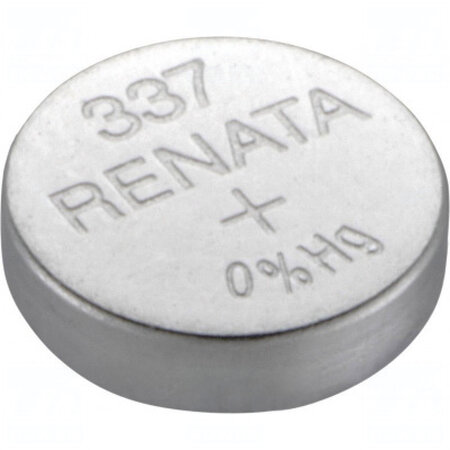 Baterie Renata 337, V337, LR416, SB-A5, D337, SR416SW, GP337, SP337, 280-75, 1,55V, blistr 1 ks, silver oxide