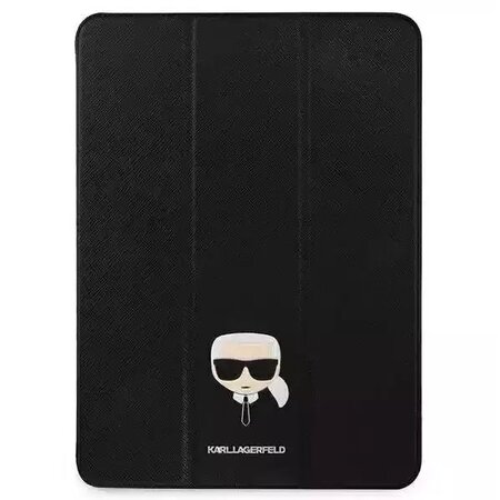 Karl Lagerfeld Head Saffiano Pouzdro pro iPad Pro 11 (2021) Black