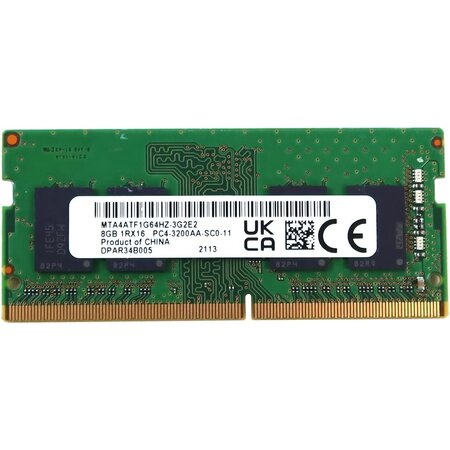 Micron 8GB DDR4 3200MHz CL22 SODIMM