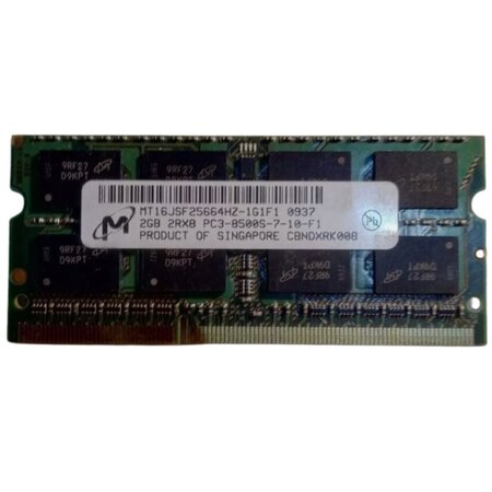 Micron 2GB DDR3 PC8500 1066MHz SODIMM CL7