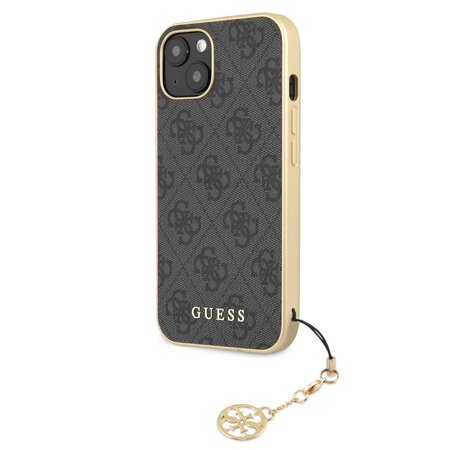 Guess 4G Charms Zadní Kryt pro iPhone 13 Grey