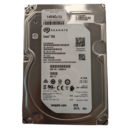 Seagate Exos 7E8 8TB 3,5 SATA HDD