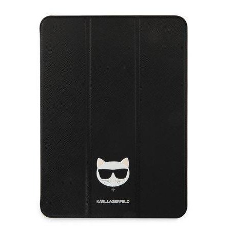 Karl Lagerfeld Choupette Head Saffiano Pouzdro pro iPad Pro 12.9