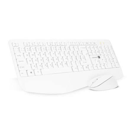 Connect IT Combo bezdrátová klávesnice + myš (+1x AAA +1x AA baterie) CZ/SK - bílá