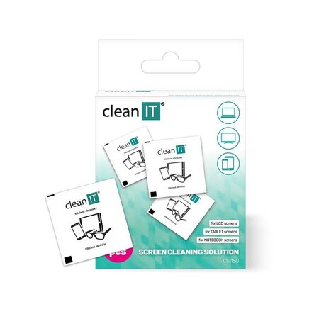 Clean IT Čisticí vlhčené ubrousky - 52ks