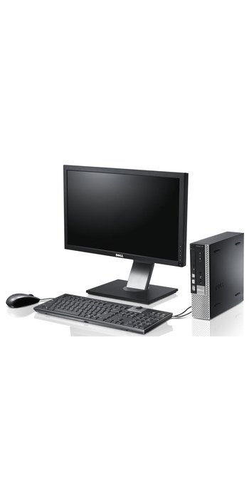 Výhodná PC sestava - Dell OptiPlex 7010 desktop Intel Core i5 3340s / 4 GB RAM / 500 GB HDD / DVD-RW / Windows 10 + 19" monitor