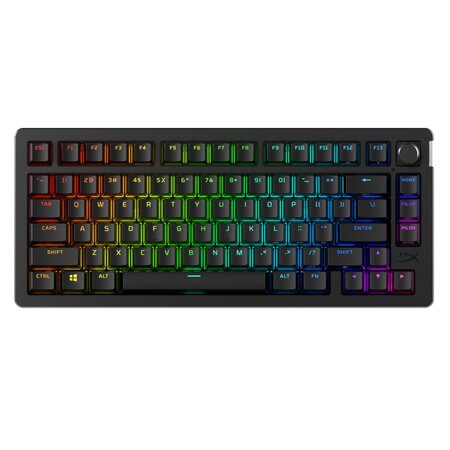 HP HyperX Alloy Rise 75 Mechanická bezdrátová klávesnice - černá