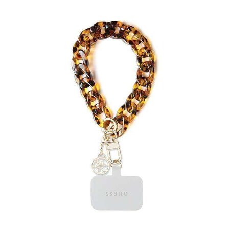 Guess Wrist Chain 4G Charm Strap Acetate Acrylic