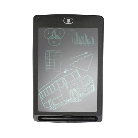 Dětská kreslící podložka - Kids LCD Drawing board K8, 8.5", - černá