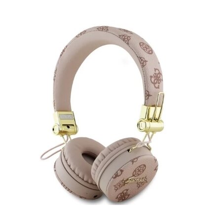 Guess headphones Bluetooth ENC brown Peony Script Round Shape