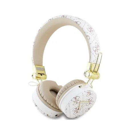 Guess headphones Bluetooth ENC white 4G Triangle Round Shape