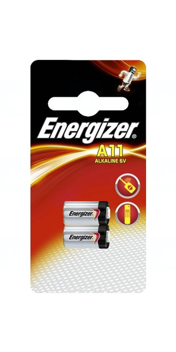 Baterie Energizer 11A, A11, V11A, E11A, L1016, G11A, GP11A, CA21, K11A, MN11, LR11A, PX11, R11A, 6V, blistr 2ks