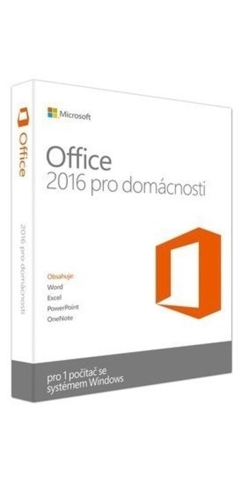Microsoft Office 2016 CZ pro studenty a domácnosti - licence pro nekomerční užívání